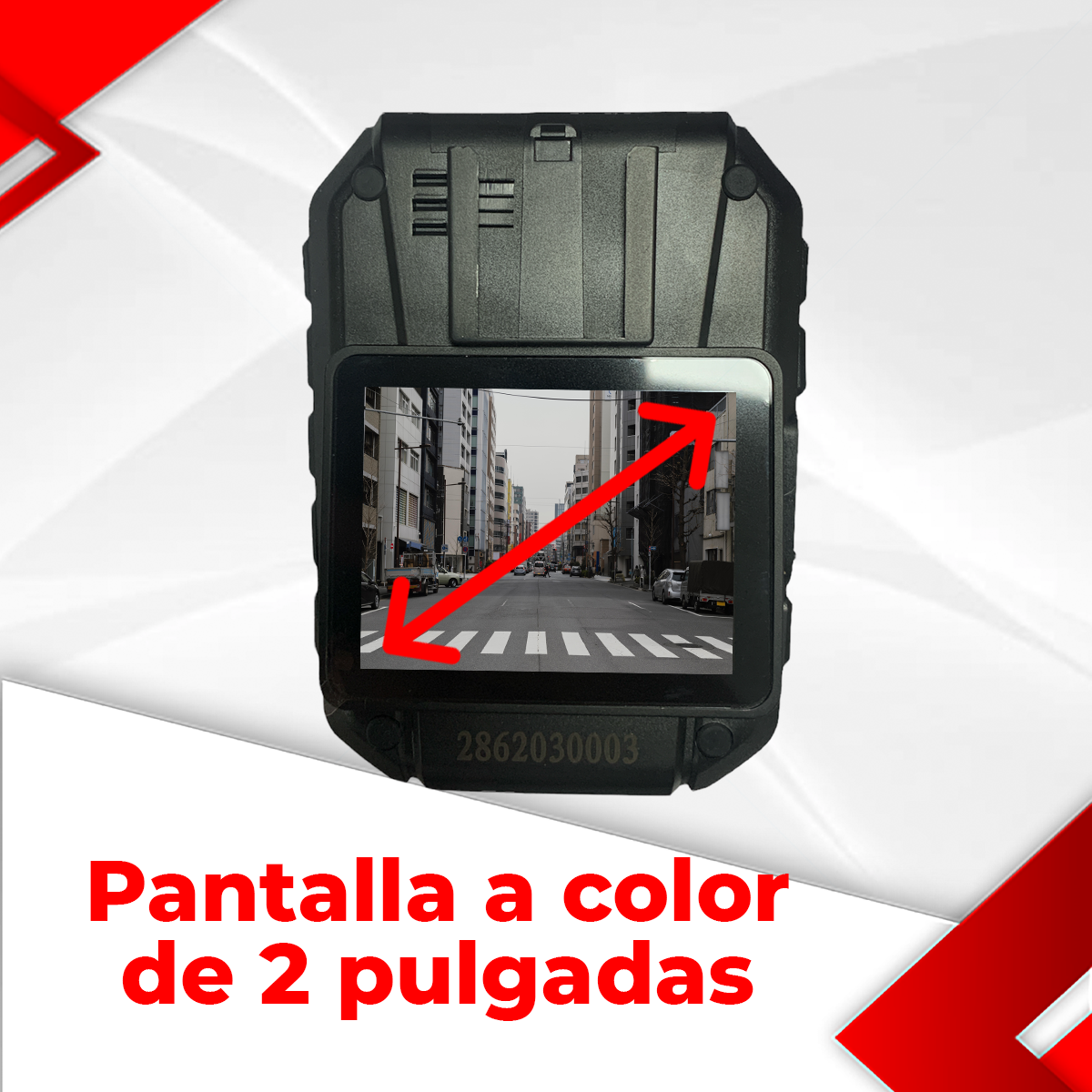 Foto 5 pulgar | Body Cam Camara Corporal Solapa Policial Chaleco Portatil