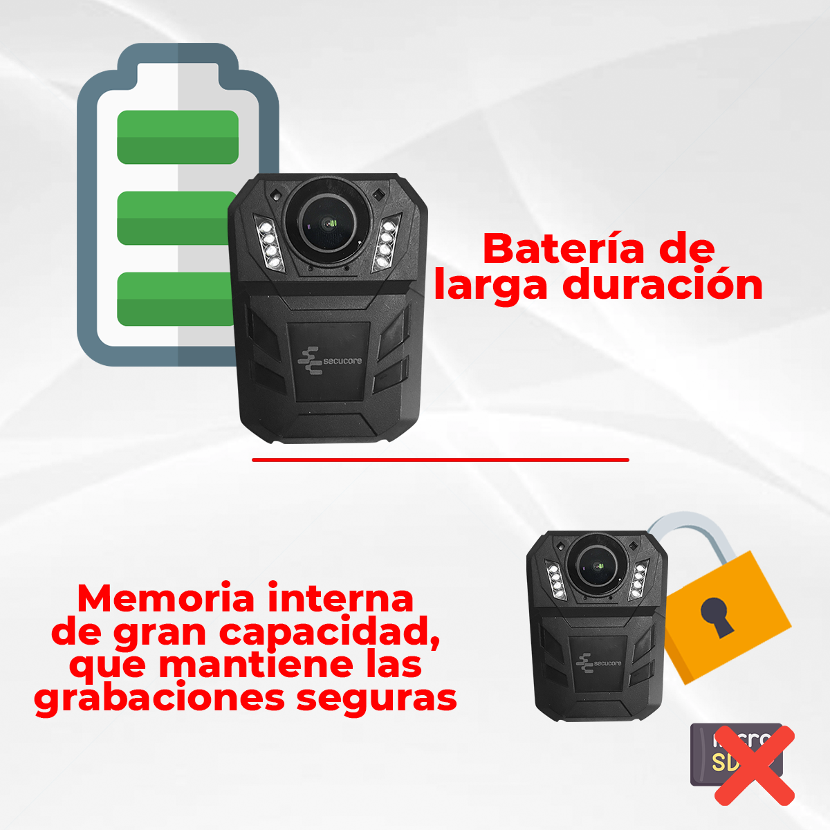 Foto 9 pulgar | Body Cam Camara Corporal Solapa Policial Chaleco Portatil