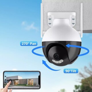 Foto 5 | Cámara de Seguridad BELUG 4 mp Visión Nocturna de Color Ip66