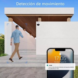Foto 8 | Cámara de Seguridad BELUG 4 mp Visión Nocturna de Color Ip66