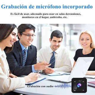 Foto 4 | Mini Cámara Espía Wifi Hd 1080p con Visión Nocturna Eo Safe Imports Esi-6885 color Negro