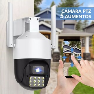 Foto 2 | Cámara Binocular de Seguridad Exterior Wifi Vigilancia Eo Safe Imports Esi-8544 color Blanco