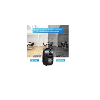 Foto 3 | Cámaras Seguridad 5g Wifi Ip Alarma Vigilancia Eo Safe Imports Esi-10072 Negro