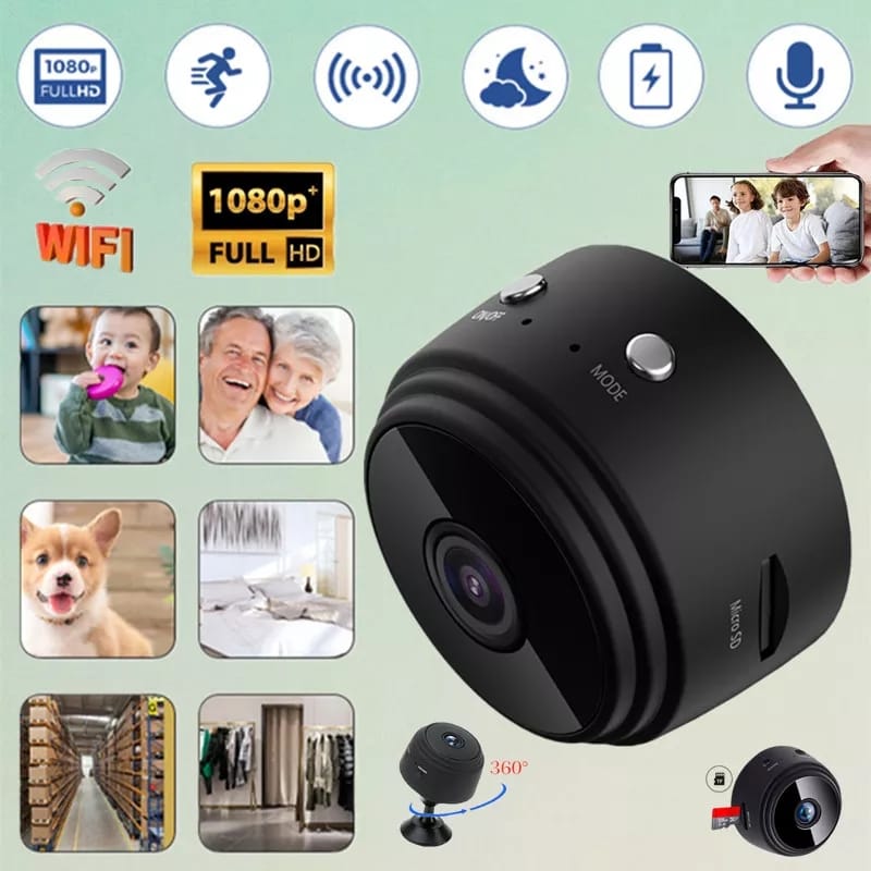 Foto 5 pulgar | Mini Camara De Seguridad Wifi 1080p Hd Inalambrica