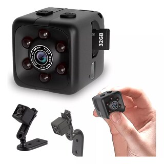 Foto 2 | Mini Cámara Espía Micro Webcams Visión Nocturna Con 32gb Eo Safe Imports Esi-11731 Negro