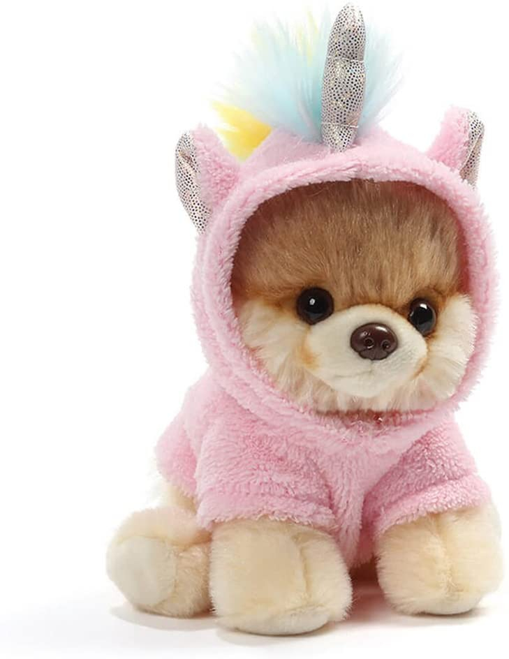 Venta Internacional - Gund El Perro Más Lindo Del Mundo Boo Itty Bitty Boo Unicornio Peluche Peluche, 5 ''