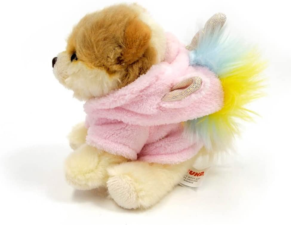 Foto 7 pulgar | Venta Internacional - Gund El Perro Más Lindo Del Mundo Boo Itty Bitty Boo Unicornio Peluche Peluche, 5 ''