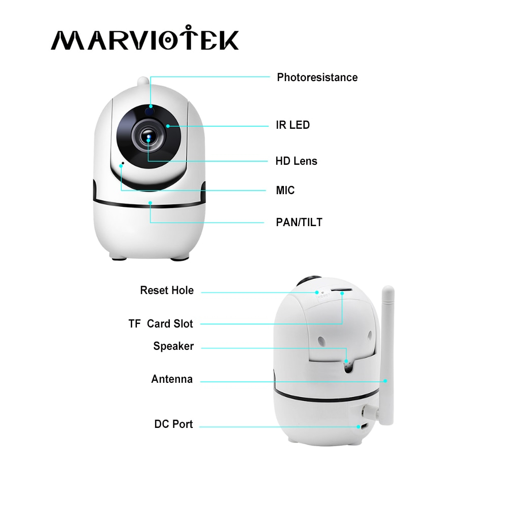 Monitor Para Bebés Marviotek, Cámara De Teléfono, Detección De Movimiento - Venta Internacional.