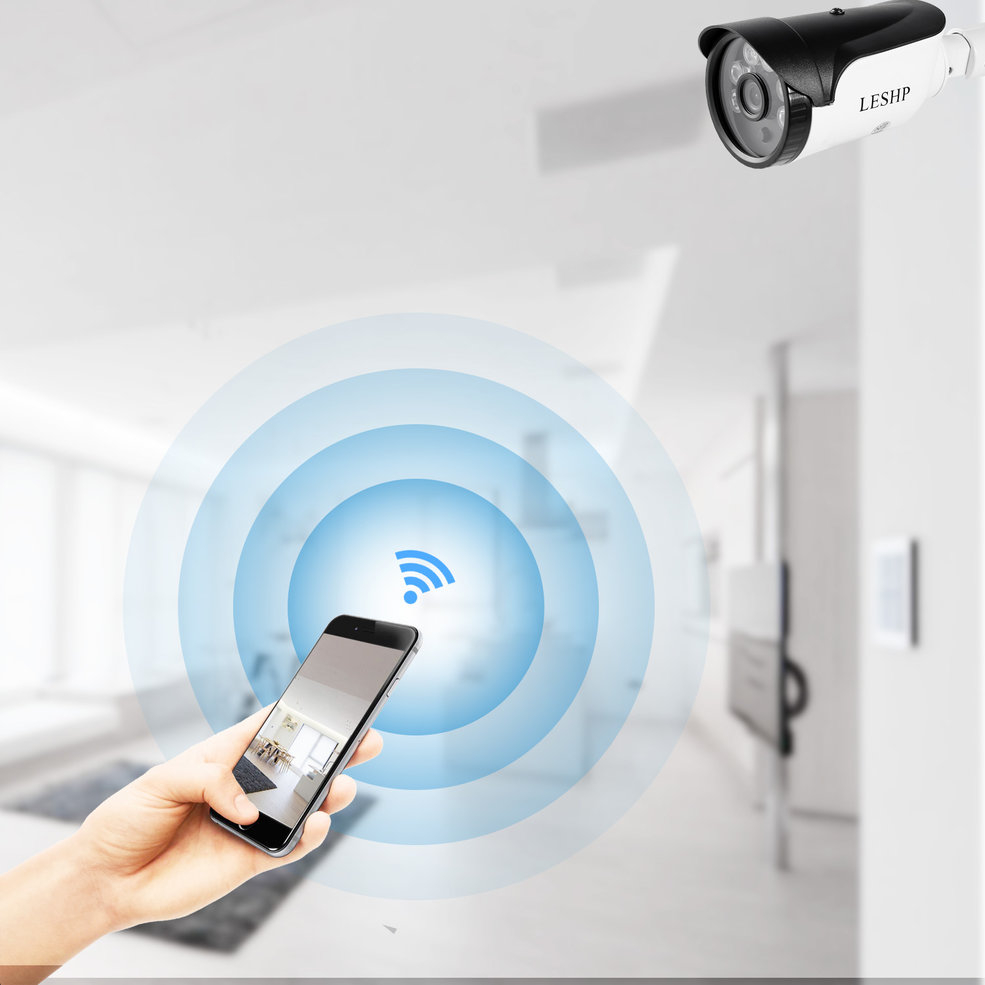 Foto 4 | Cámara De Seguridad Leshp 960p Hd De 1,3 Mp Para Exteriores A Prueba De Agua Ip66 - Venta Internacional.