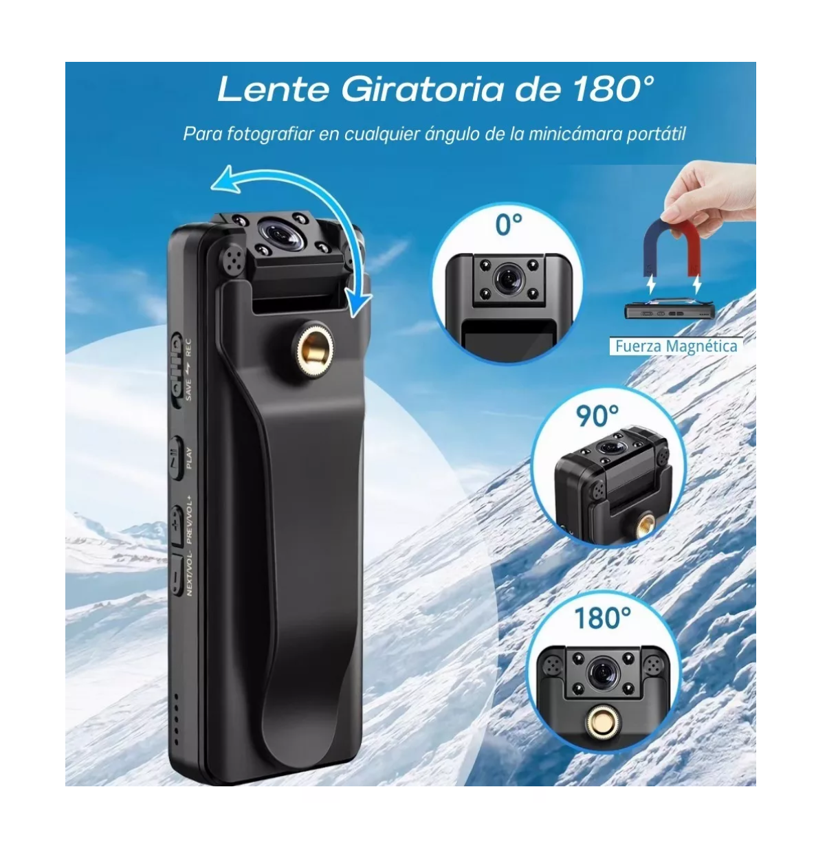 Foto 4 | Cámara Inalámbrica Belug Negra de 64 Gb