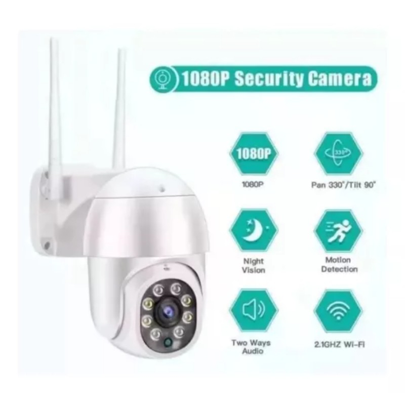 Foto 5 pulgar | Cámara De Vigilancia Exterior Ip Wifi 1080p Con Visión Nocturna - Venta Internacional.