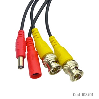 Foto 3 | Cable Bnc/dc Para Cámara De Vigilancia De 20 M - Venta Internacional.