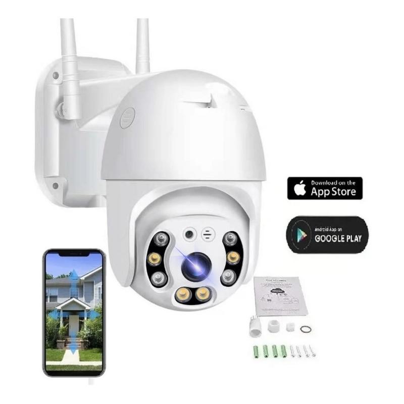 Cámara De Vigilancia Wifi Full Hd Night Vision 2.0mp Ip66 - Venta Internacional.