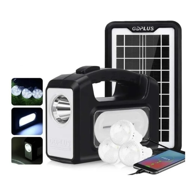 Foto 5 pulgar | Kit De Campamento De Emergencia Con Foco Solar Gdplus Gd-8 36h - Venta Internacional.