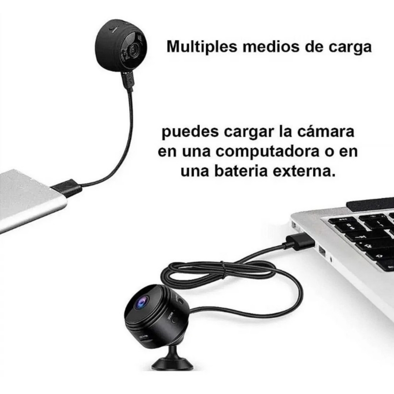 Foto 6 | Cámara Espía Generica A9 Hd 1080p Wifi Con Visión Nocturna De 16 Gb - Venta Internacional.