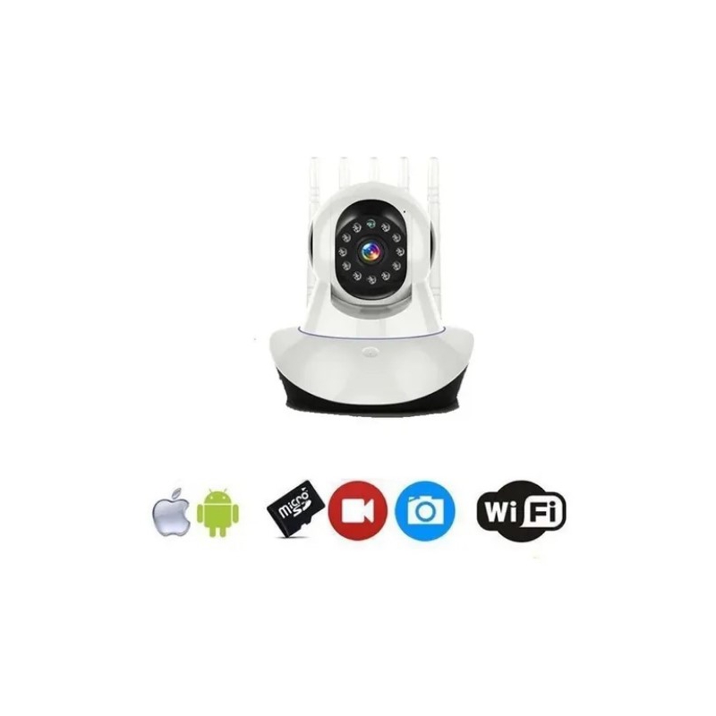 Foto 3 pulgar | Cámara De Seguridad Ip Wifi Hd Con Visión Nocturna Motorizada 360° - Venta Internacional.