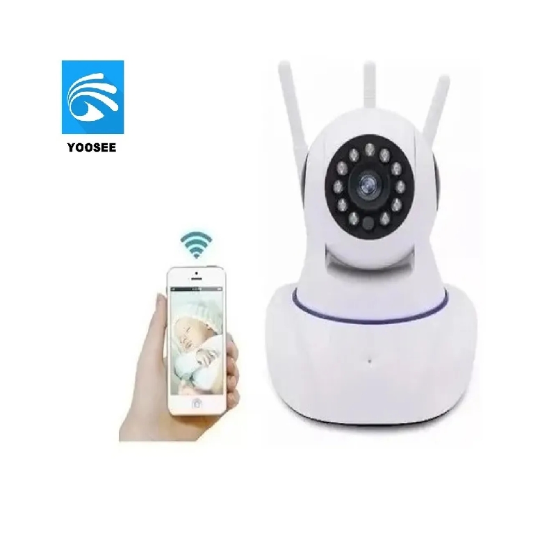 Foto 2 pulgar | Cámara De Seguridad Robotizada De 3 Antenas Cctv Hd Ip Wifi 360° - Venta Internacional.