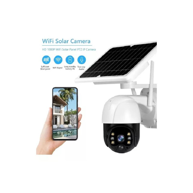 Foto 3 pulgar | Cámara De Seguridad Solar Wifi Outdoor Hd 1080p Con Visión Nocturna - Venta Internacional.