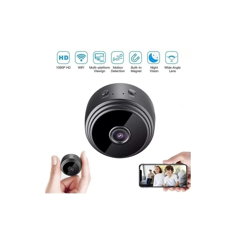 Foto 6 | Mini Cámara Espía Oculta Inalámbrica Wifi Security 720p - Venta Internacional.