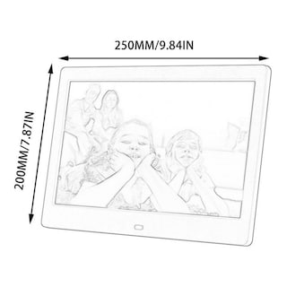 Foto 3 | Marco Digital LCD de 10 Pulgadas Vídeo Musical HD 720p Multilingüe - Venta Internacional
