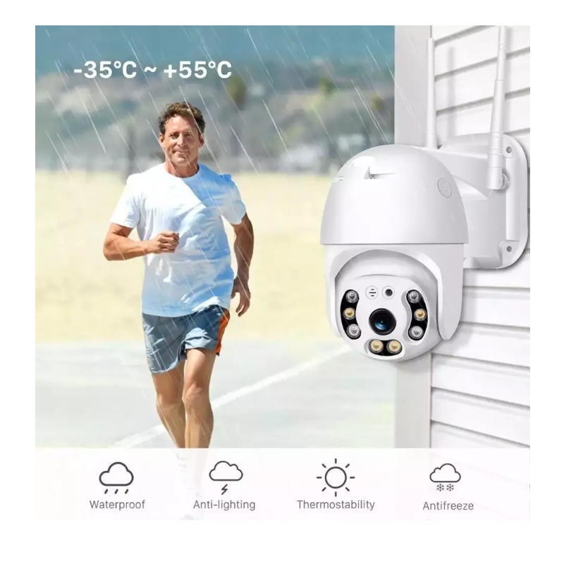 Foto 4 pulgar | Cámara De Seguridad Hisee Se Wifi Ip66 Outdoor Waterproof - Venta Internacional.