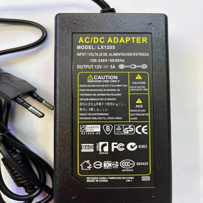 Transformador De Fuente De Alimentación 12v 5a 220v A 110v 60w - Venta Internacional.