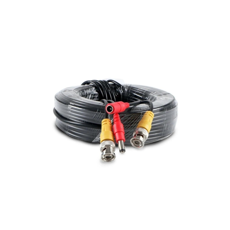 Foto 2 pulgar | Cable Para Cámaras De Videovigilancia Y Alimentación De 30 M - Venta Internacional.