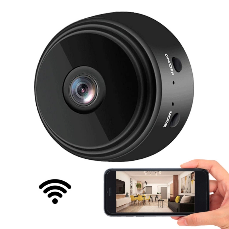 Foto 4 pulgar | Mini Cámara De Seguridad A9 Inalámbrica Wifi 1080p Hd - Venta Internacional.