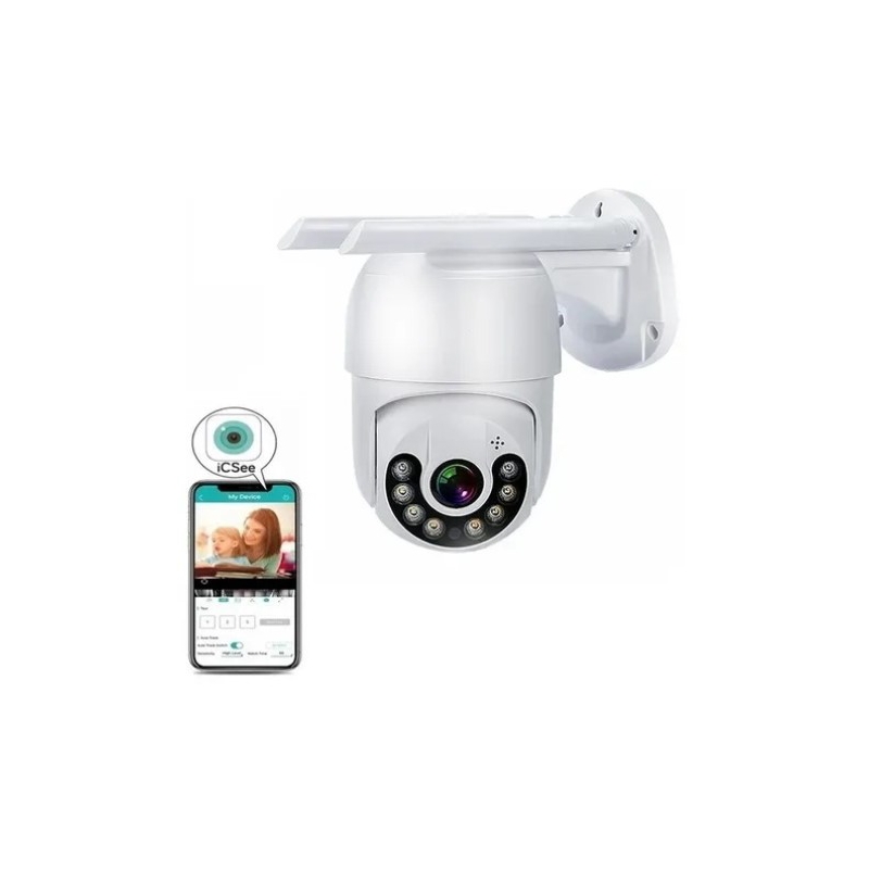 Foto 1 | Cámara De Seguridad Hisee Smart Ip Wifi Outdoor Ip66 Con Alarma - Venta Internacional.