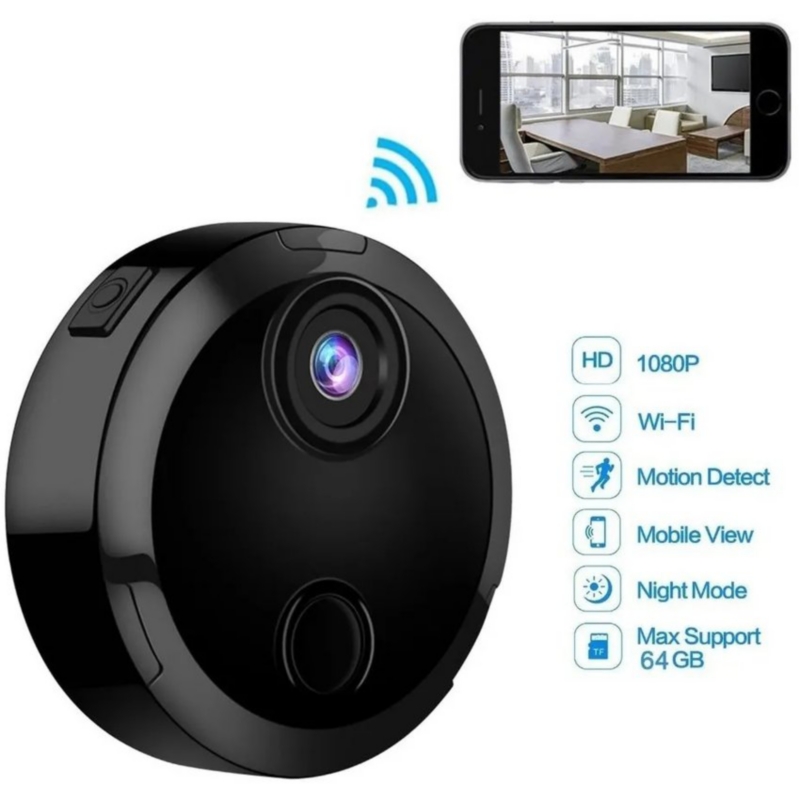 Foto 2 pulgar | Cámara De Seguridad Wifi 1080p Inalámbrica Para Interiores Con Visión Nocturna - Venta Internacional.