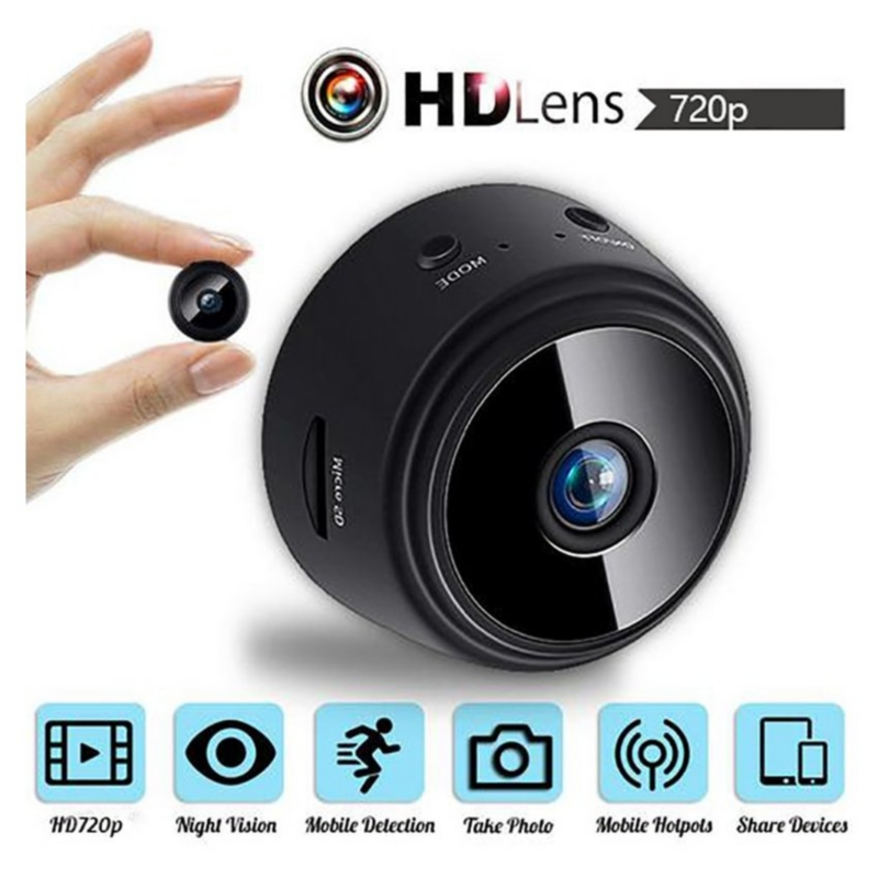 Foto 2 pulgar | Mini Cámara 720p Con Visión Nocturna, Sensor De Movimiento Y Wifi - Venta Internacional.