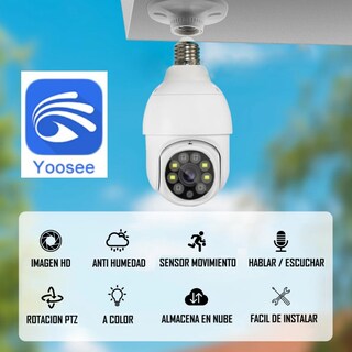 Foto 2 | Cámara Ip Yoosee Full Hd Inalámbrica Con Visión Nocturna Y Motion S - Venta Internacional.