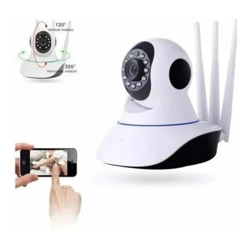 Cámara Ip De Vigilancia Robótica 360° Wifi Hd 720p/1080p - Venta Internacional.