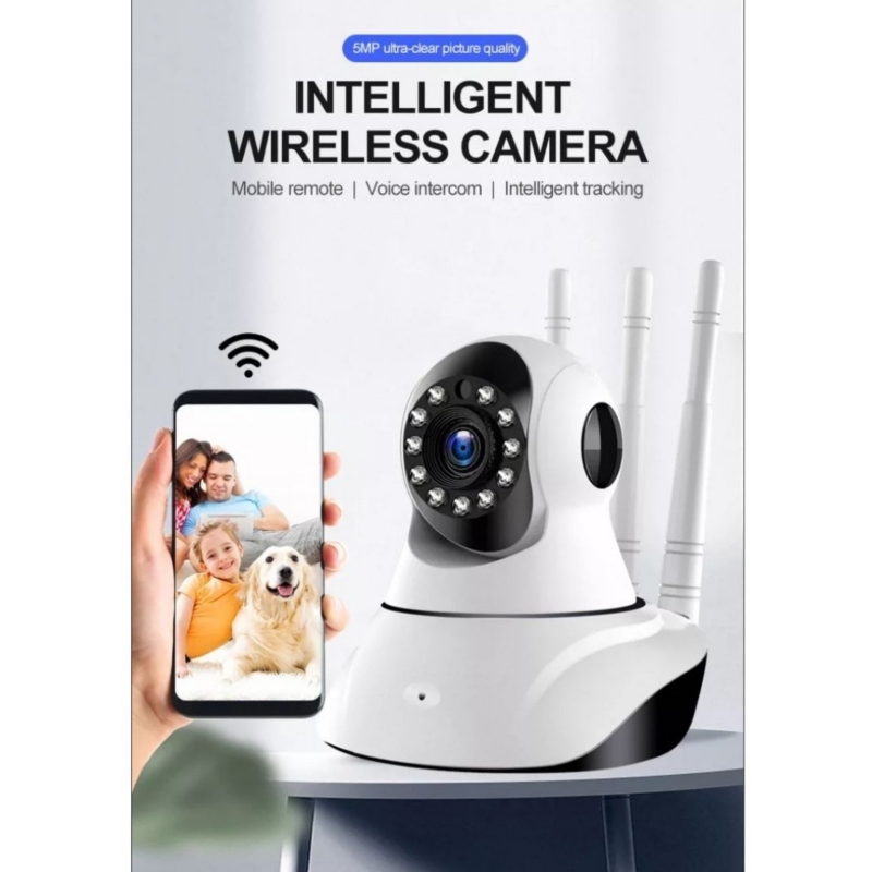 Foto 3 pulgar | Cámara Ip De Vigilancia Robótica 360° Wifi Hd 720p/1080p - Venta Internacional.