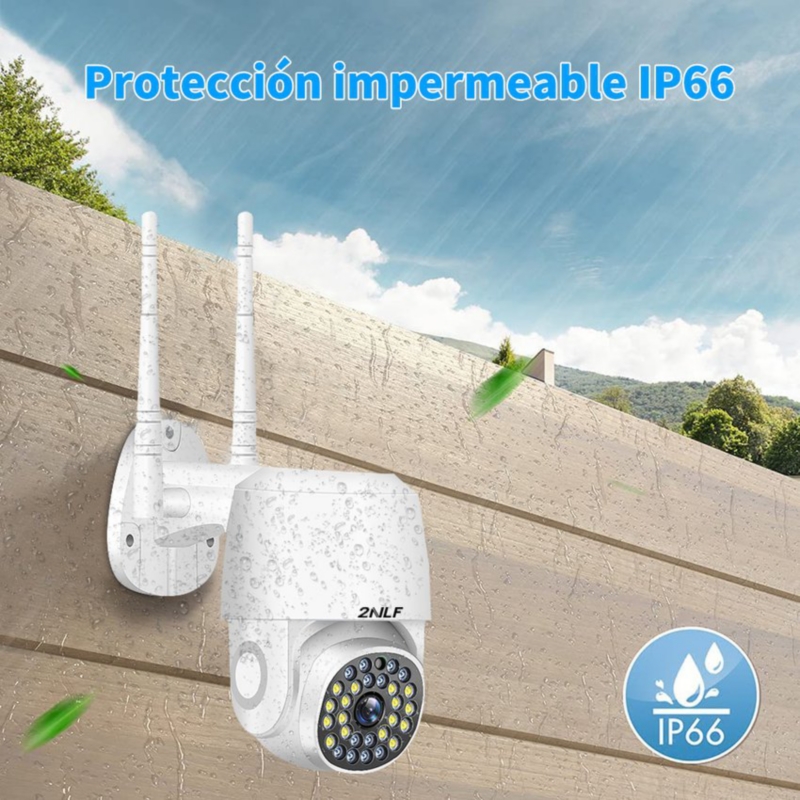 Foto 5 pulgar | Cámara De Seguridad Exterior Wifi 1080p Hd Con Visión Nocturna - Venta Internacional.