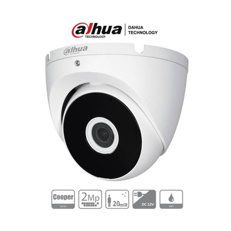 Cámara De Seguridad Dahua Dome 2mp Dh-hac-t2a21n 1080p 20m - Venta Internacional.