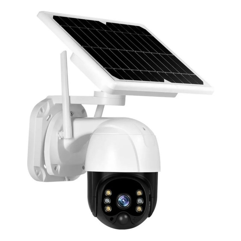 Cámara De Seguridad Exterior Wifi Hd 1080p Solar Ip Con Batería - Venta Internacional.