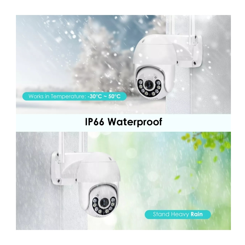 Foto 4 pulgar | Cámara De Seguridad Hisee Se Wifi Ip66 Outdoor Waterproof - Venta Internacional.