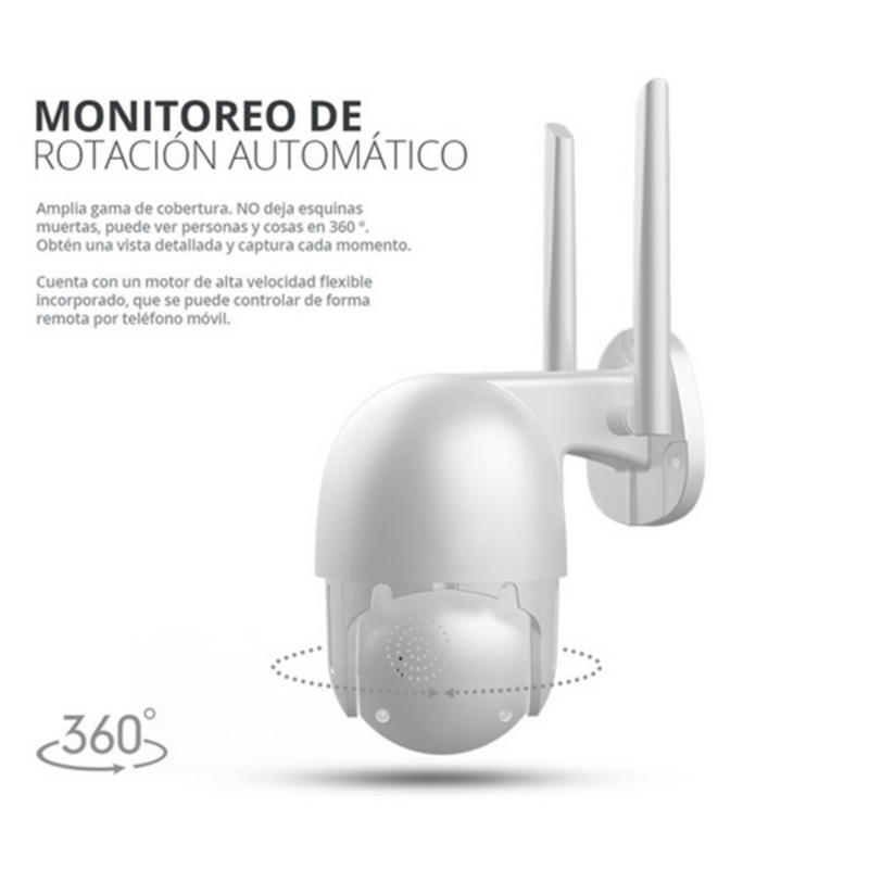 Foto 3 pulgar | Cámara De Seguridad Calarma 1080p Impermeable Con Wifi - Venta Internacional.