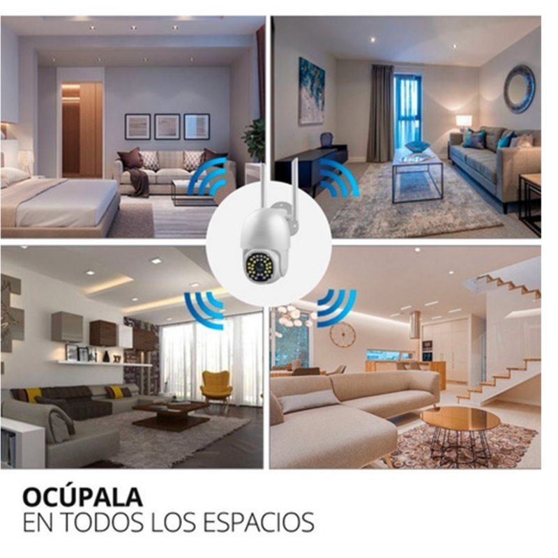 Foto 5 pulgar | Cámara De Seguridad Calarma 1080p Impermeable Con Wifi - Venta Internacional.