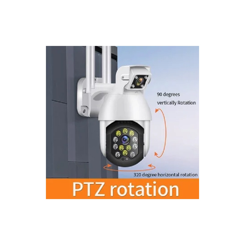 Foto 5 | Cámara De Seguridad Con Doble Sensor De Movimiento Infrarrojo 1080p Hd - Venta Internacional.