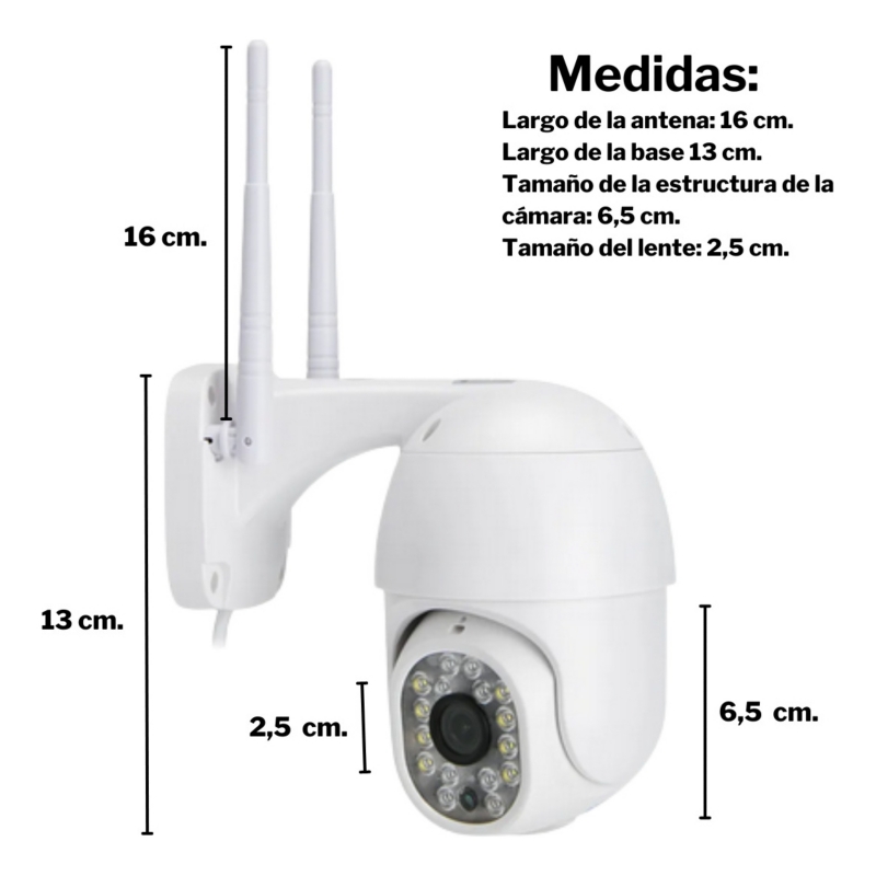 Foto 3 pulgar | Cámara De Seguridad Yoosee Motorizada Wifi Hd Ip 2.0mp A Prueba De Agua - Venta Internacional.