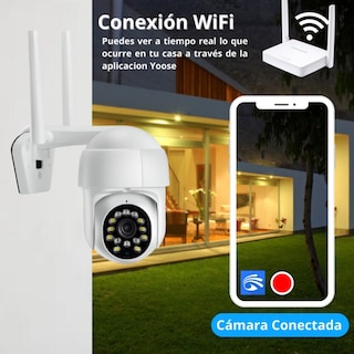 Foto 4 | Cámara De Seguridad Yoosee Motorizada Wifi Hd Ip 2.0mp A Prueba De Agua - Venta Internacional.