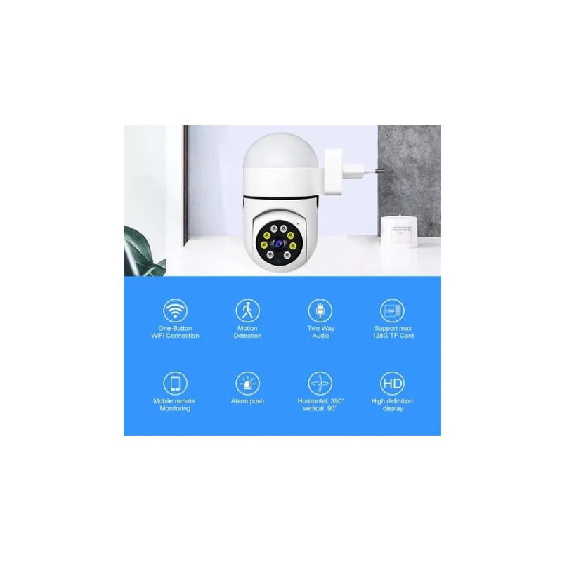 Foto 2 pulgar | Cámara De Seguridad Wifi Ip Outdoor Full Hd 1080p Con Alarma - Venta Internacional.