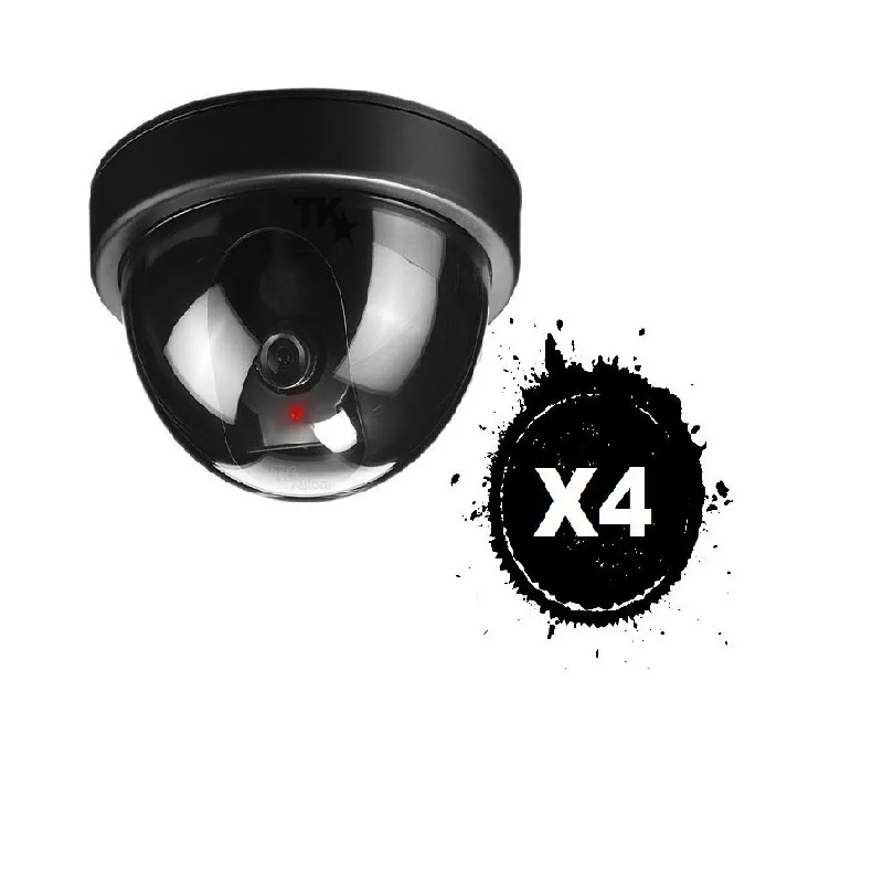 Cámara De Vigilancia Dome Replica X4 Con Detector De Movimiento - Venta Internacional.