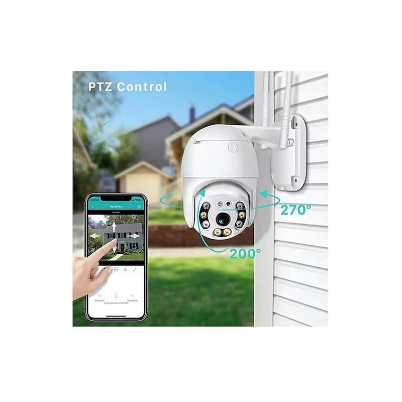 Foto 6 pulgar | Cámara Ip X2 Exterior Impermeable Wifi Full Hd De 2 Mp Con Tarjeta Tf - Venta Internacional.