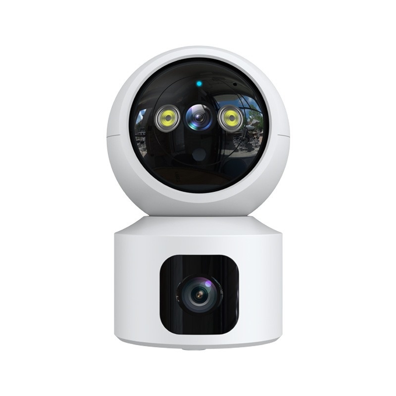 Foto 2 pulgar | Cámara De Seguridad Wifi De Doble Lente 1080p Para Bebé Con Micrófono - Venta Internacional.