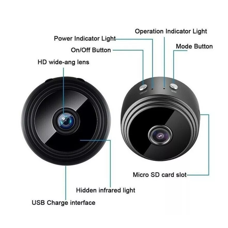 Foto 6 pulgar | Cámara De Seguridad V380 Pro Wifi Spy Inalámbrica Oculta 1080p - Venta Internacional.