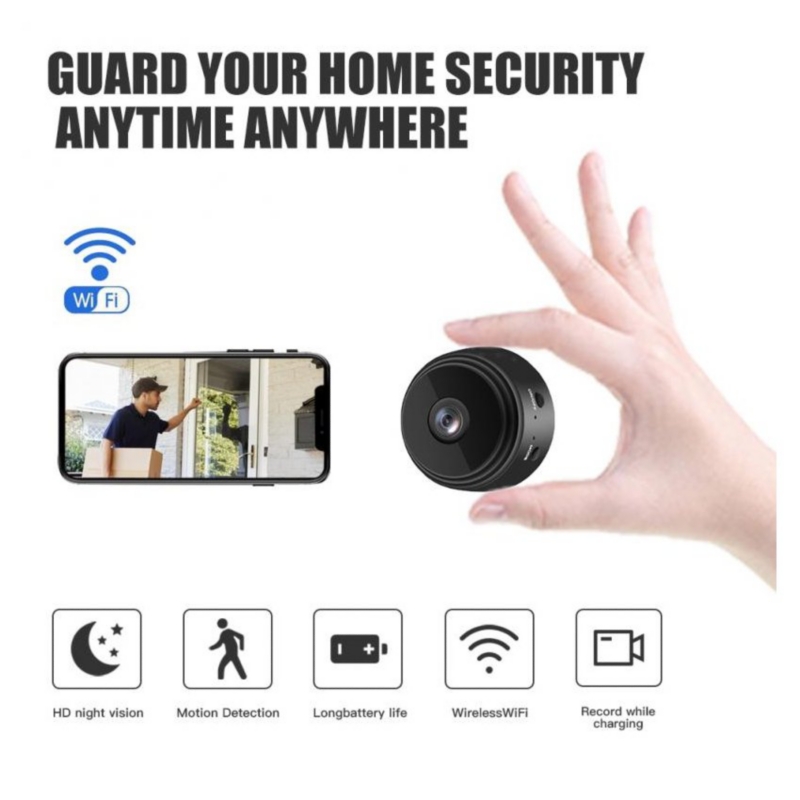 Foto 7 pulgar | Cámara De Seguridad Wifi 1080p Inalámbrica Para El Hogar Con Visión Nocturna - Venta Internacional.