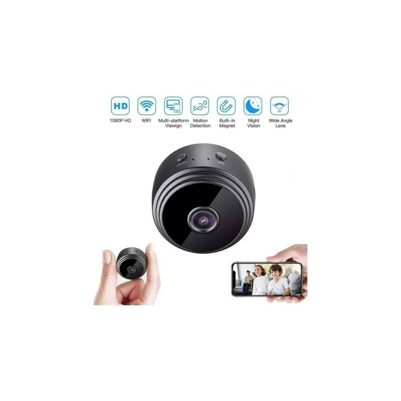 Foto 4 | Mini Cámara Espía Oculta Inalámbrica Wifi Security 720p - Venta Internacional.